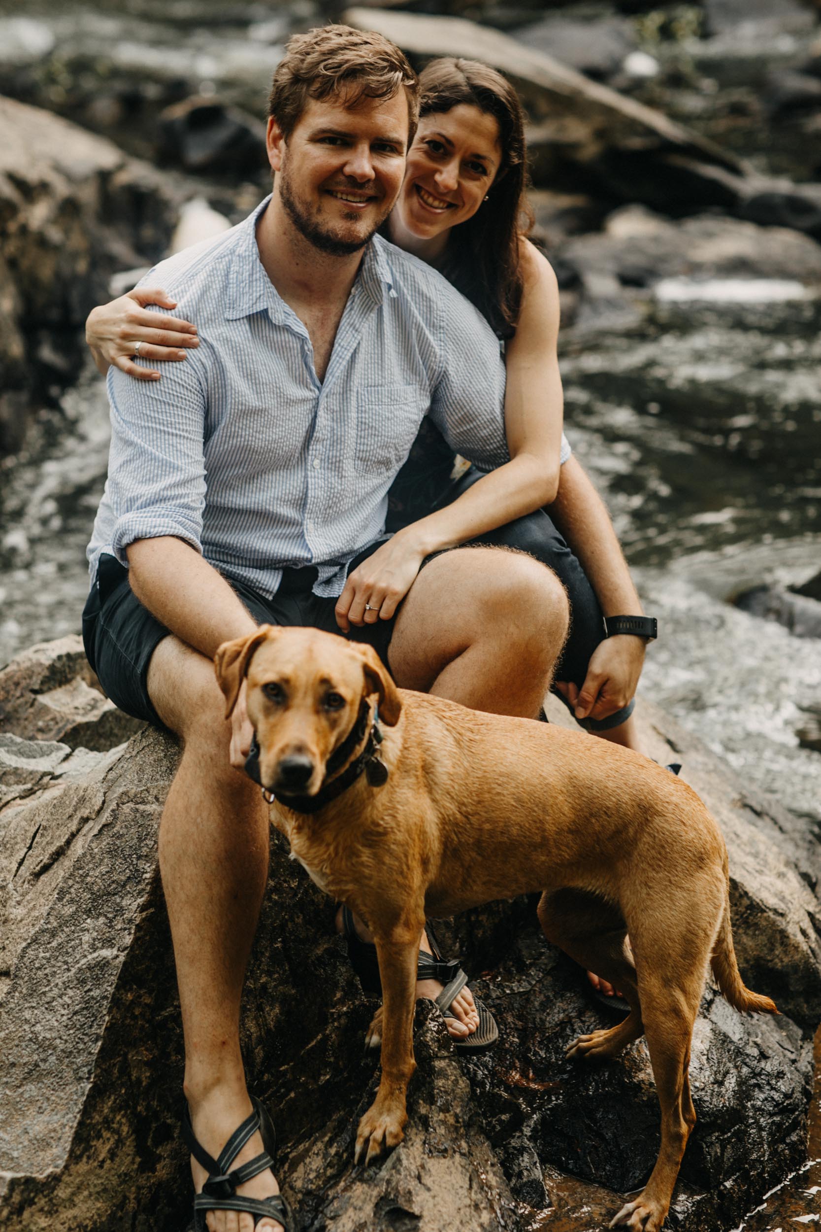 Eno River Engagement Photos