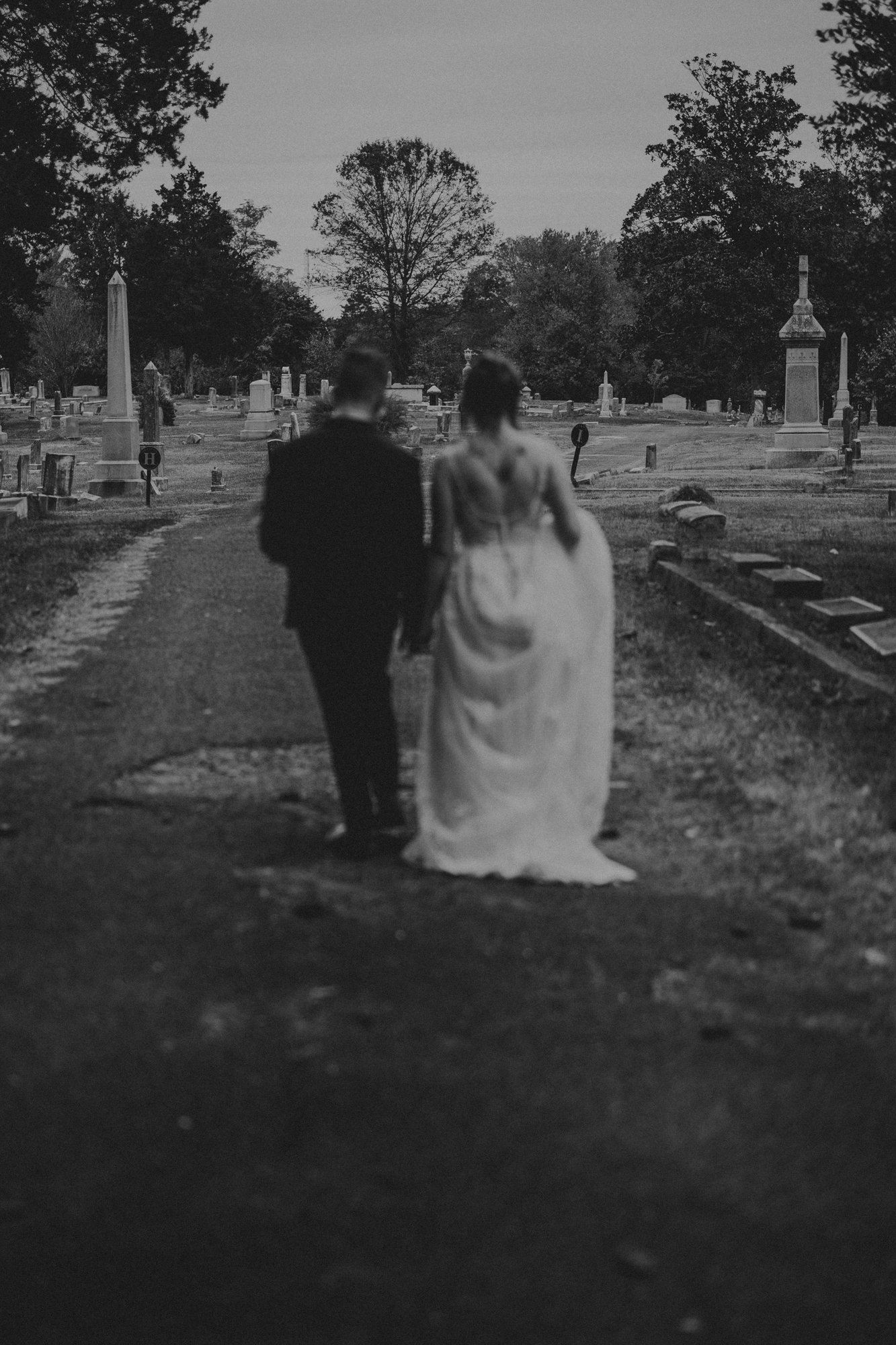 Cemetery Wedding in Durham, NC