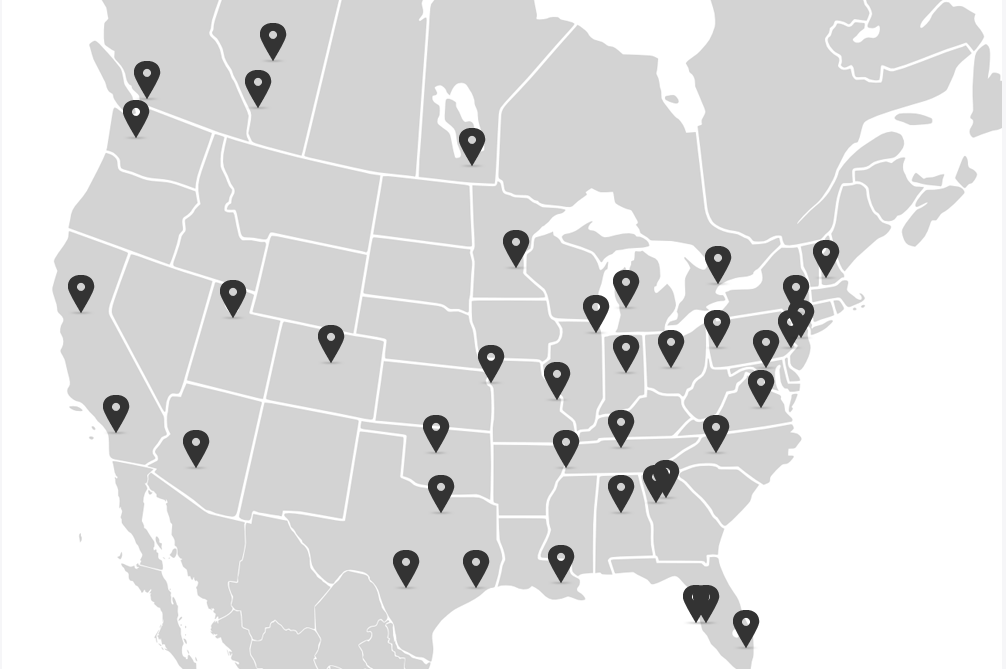 Office supplies centers, office furniture distribution centers