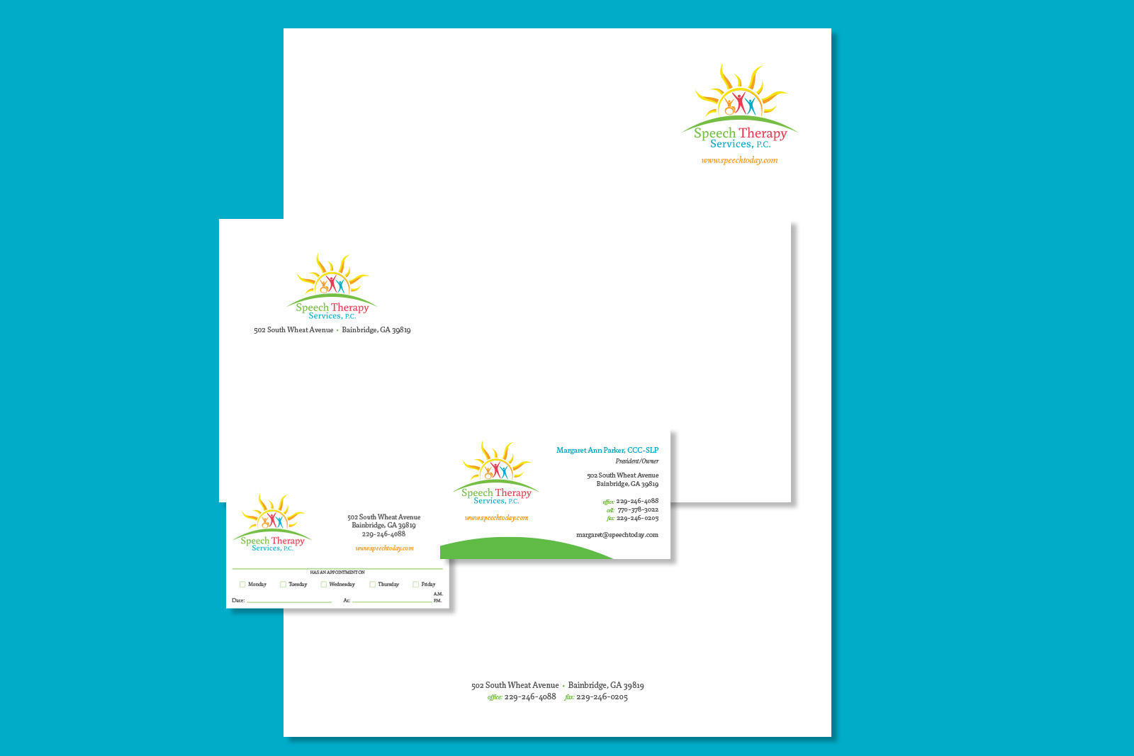 Speech Therapy Services stationary