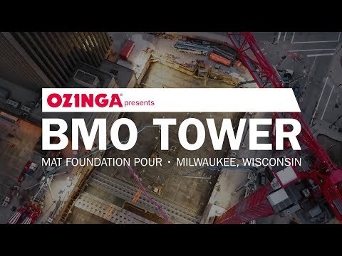 BMO Tower - Mat Foundation Pour