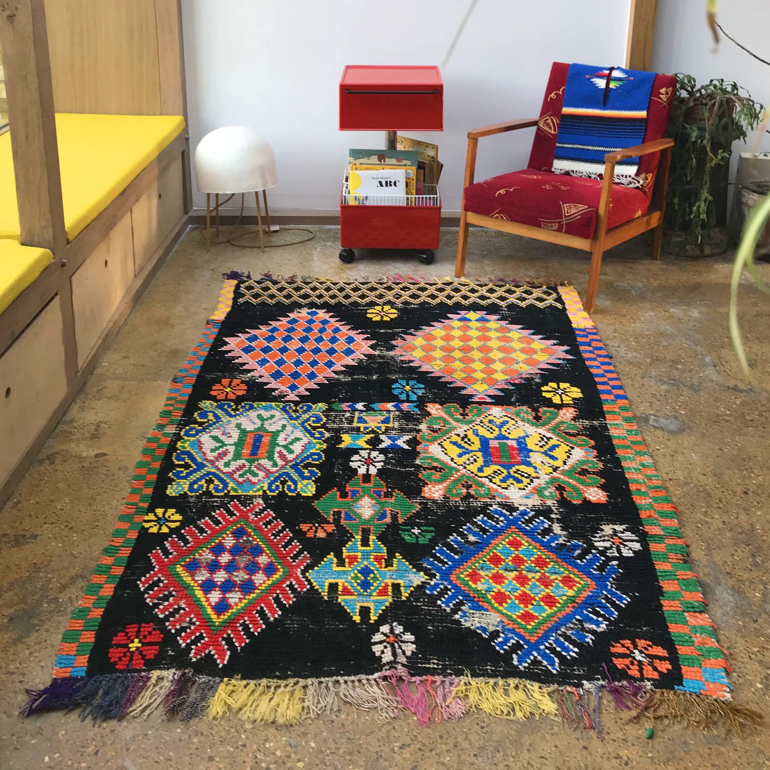 exuberant, eclectic vintage Berber rugs
