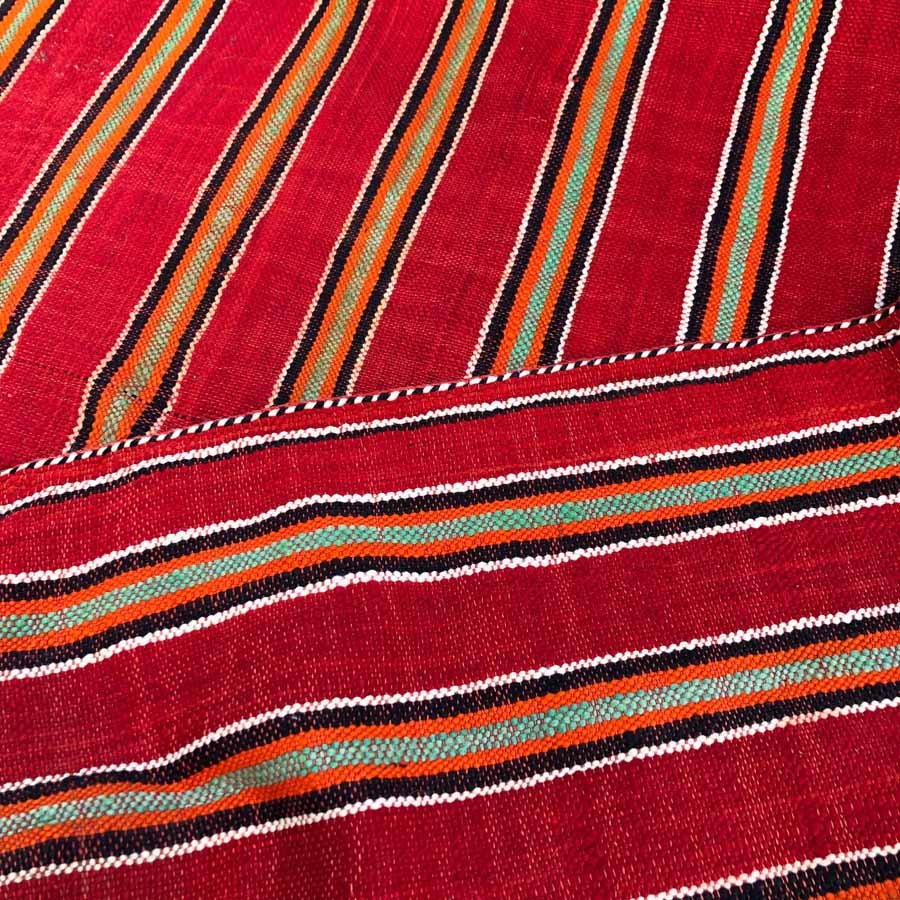 Striped vintage Berber Kilim - Vintage Moroccan Berber Kilim Rugs