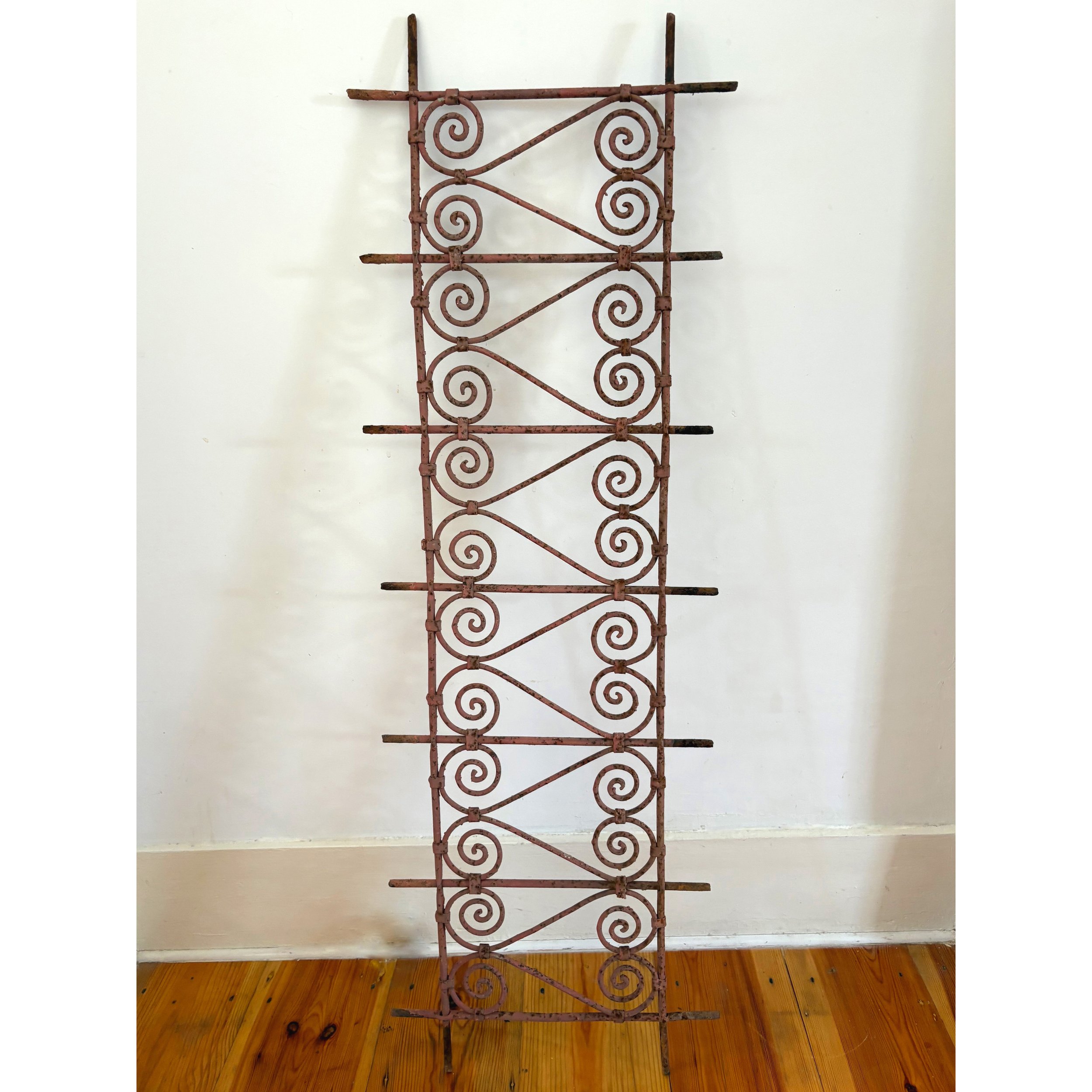 Vintage Moroccan Iron Window Grill