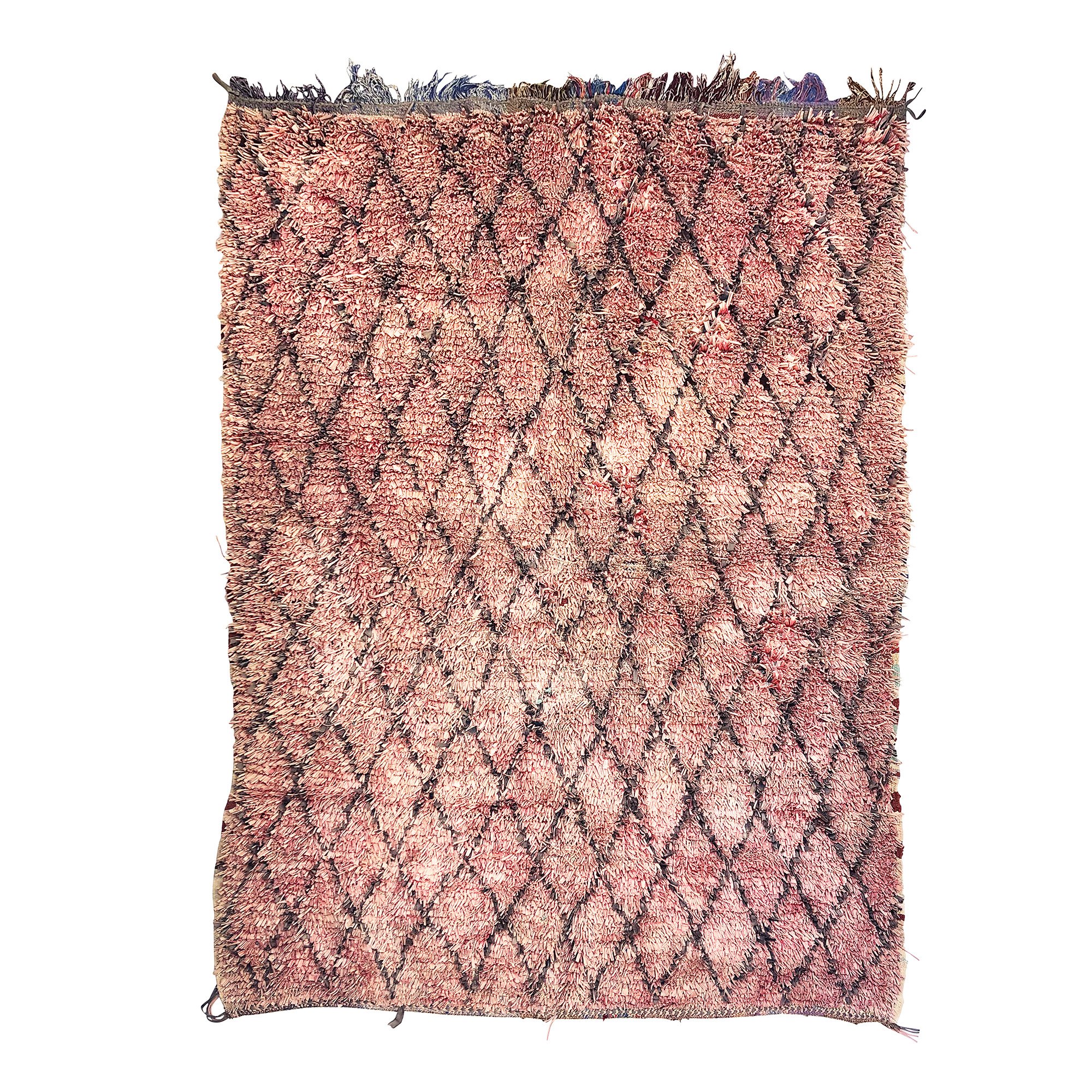 Vintage Pink Moroccan Berber Rug