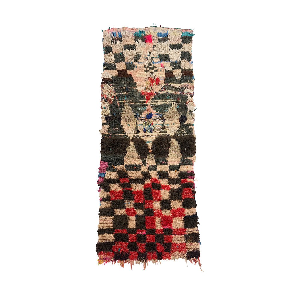 Vintage Boucherouite Rug in Multicolours