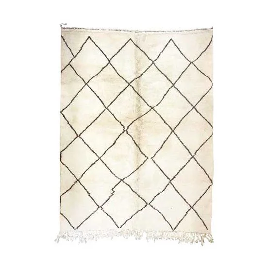 Large Graphic Berber Rug