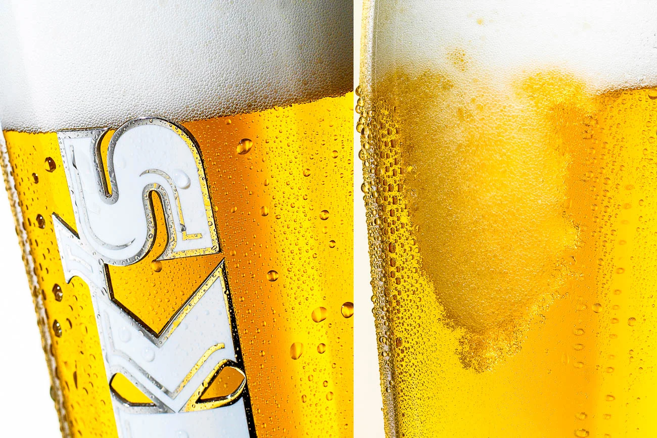 fresh tapped beer