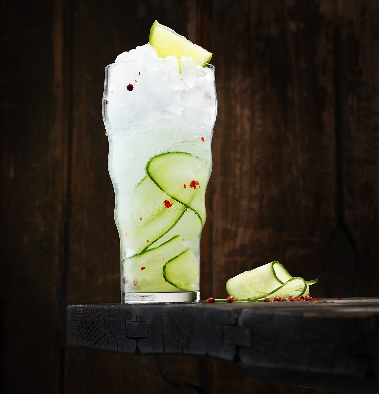 Cucumber Red Pepper Gin Tonic