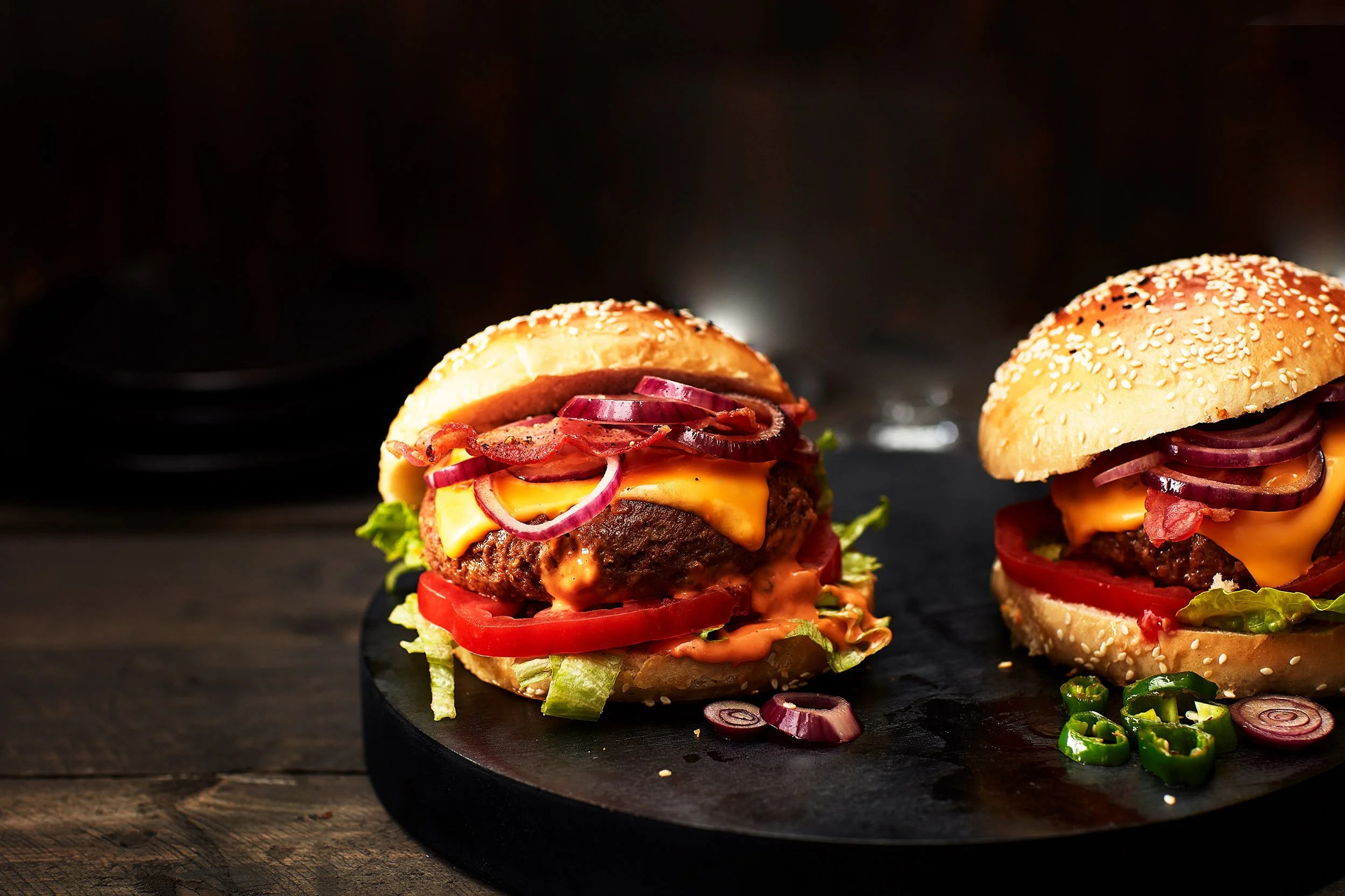  burger,food,bacon, angus,cheese,paperbag,nobody, fastfood,onions 