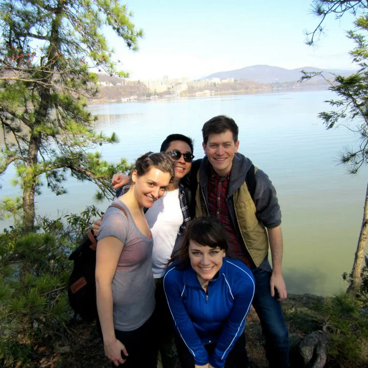 West Point is somewhere behind us.