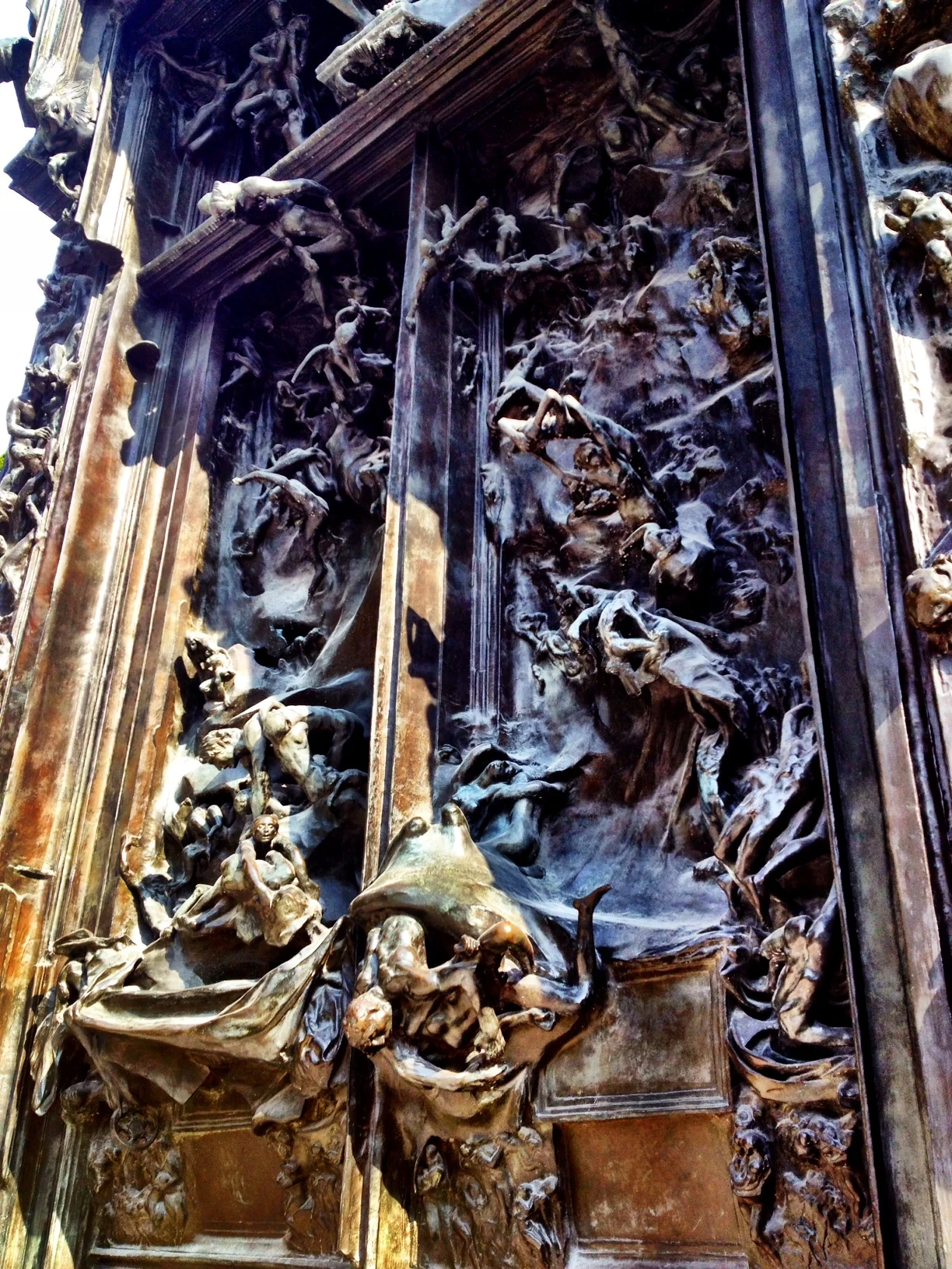 This is what Rodin thinks the gates of hell look like. Clearly, he never had to go through a TSA checkpoint.