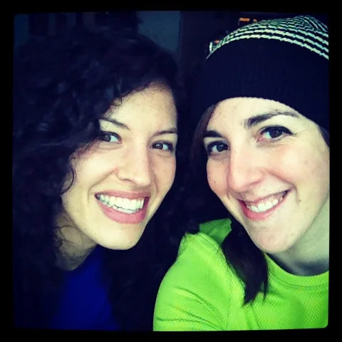 Rhi, my badass domestic life partner and a true OG, the morning before our ski adventure began.