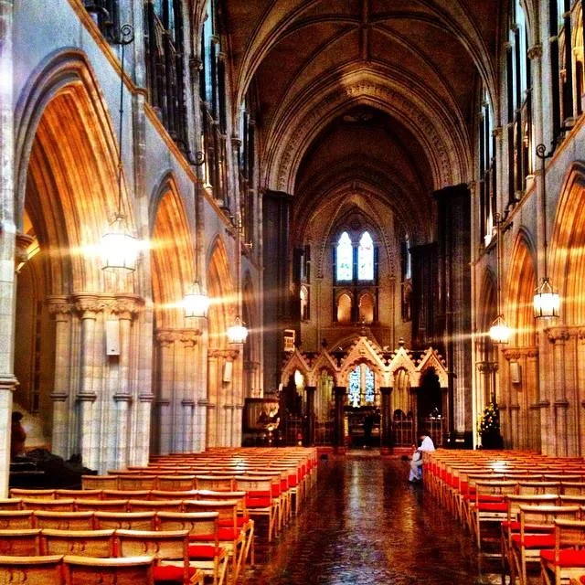 Christ Church from the inside.