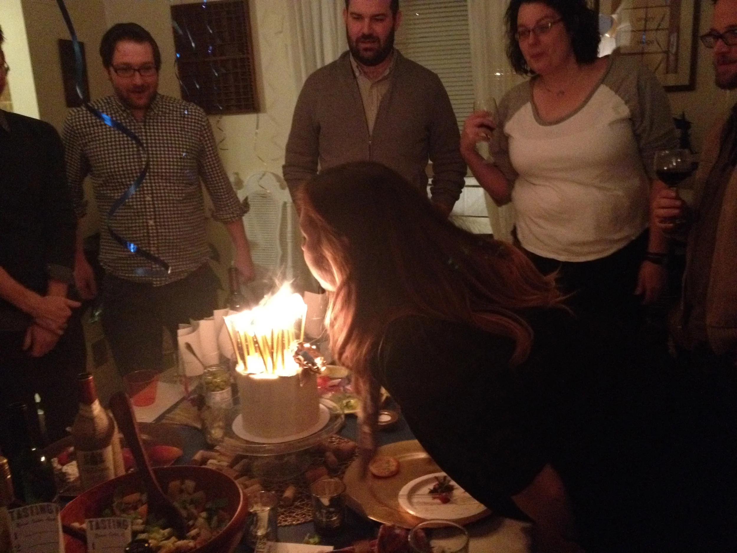 "I hate this song!" she screams as we sing "Happy Birthday."