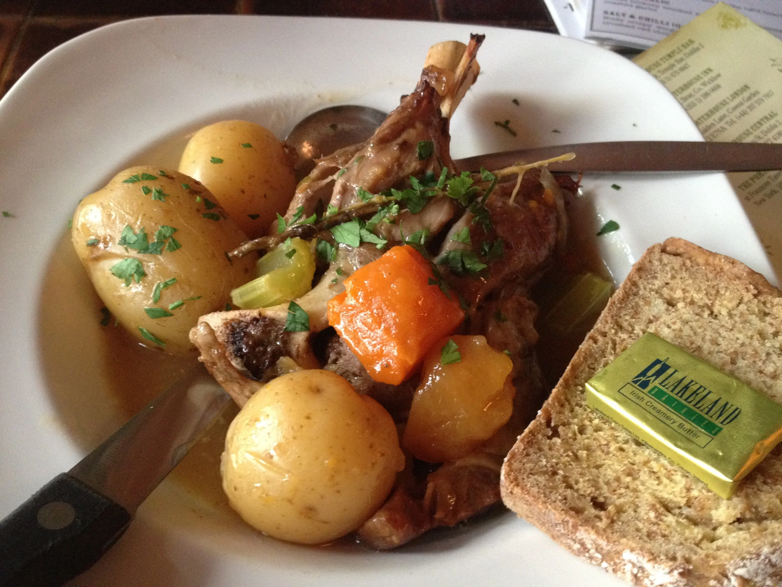Oh look, Irish stew with POTATOES.