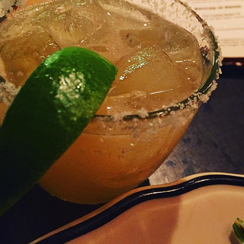 A drink courtesy of Mike.