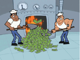 Here you go, insurance company! Here you go, doctors! Here you go, uterus! Here you go, thyroid! Here's all my money! Need it? Nah, not me!