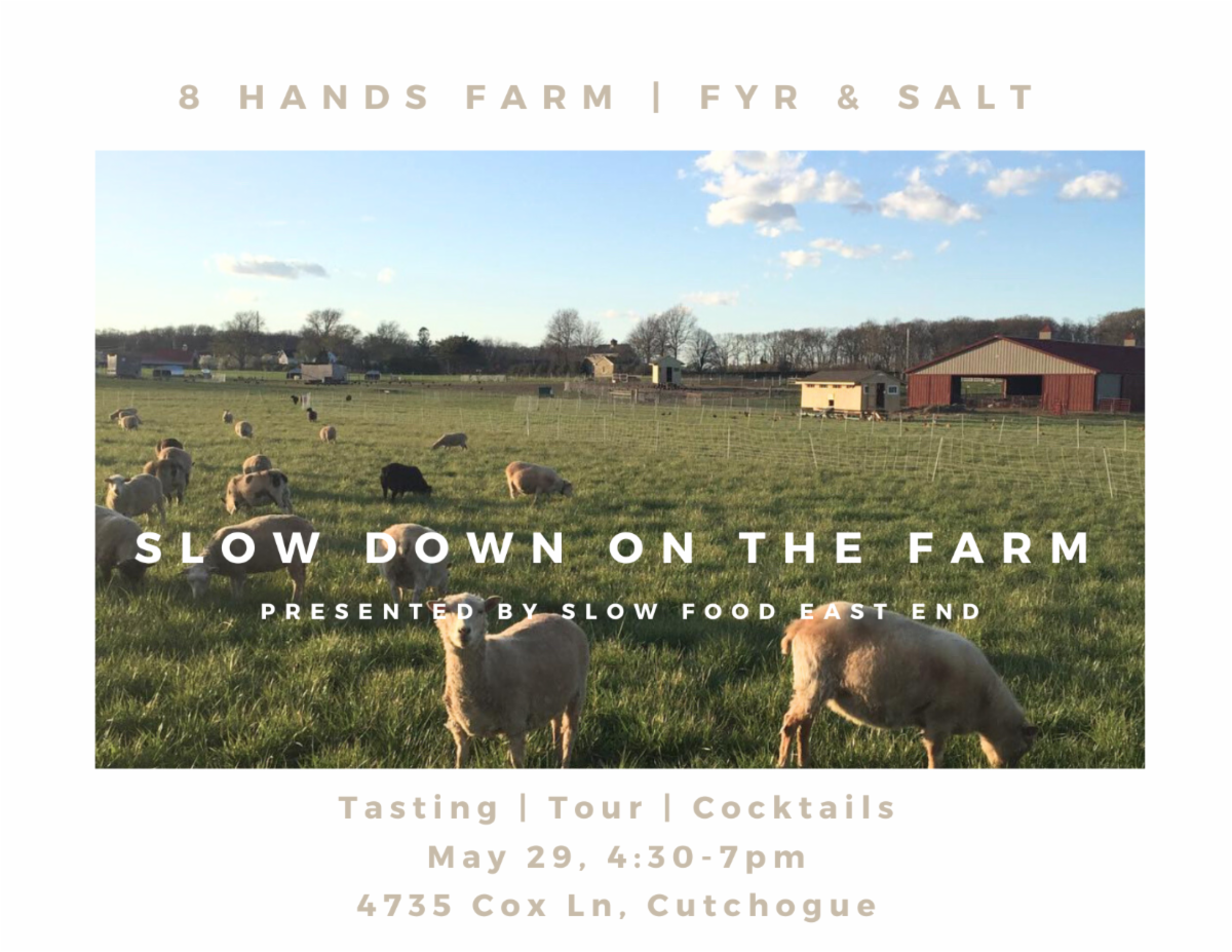 Farm Tour &amp; Tasting at 8 Hands to Benefit Slow Food East End