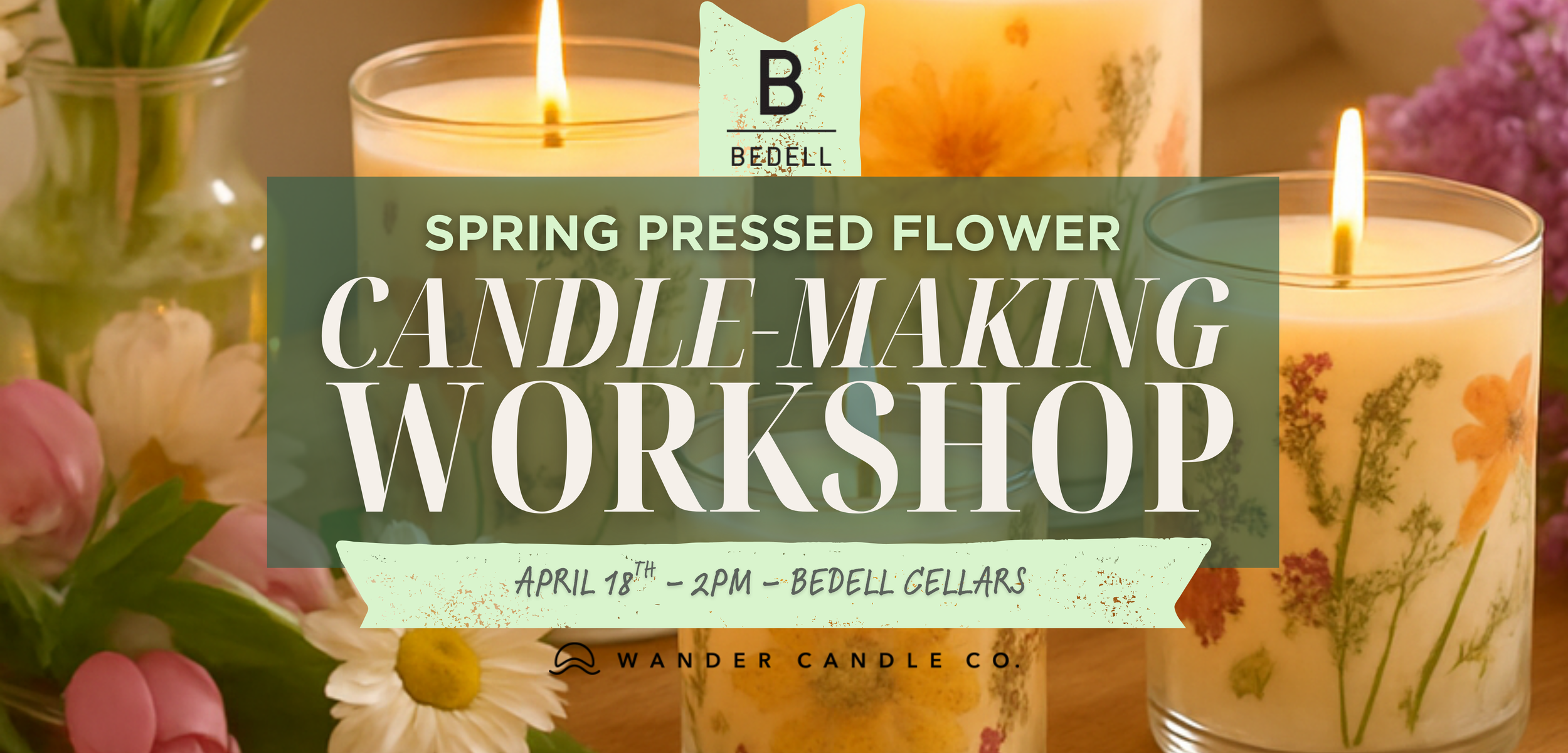 Pressed Flower Candle Workshop