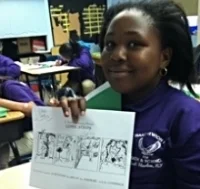 CAW's cartooning class gives students the tools they need to tell their own story.