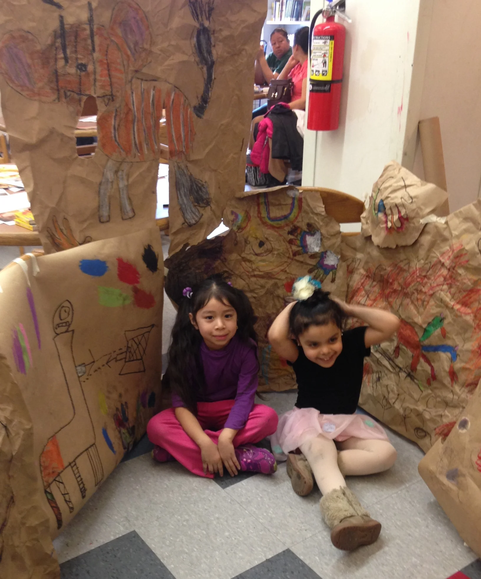 Deep in the depths of the cave at Inwood Public Library