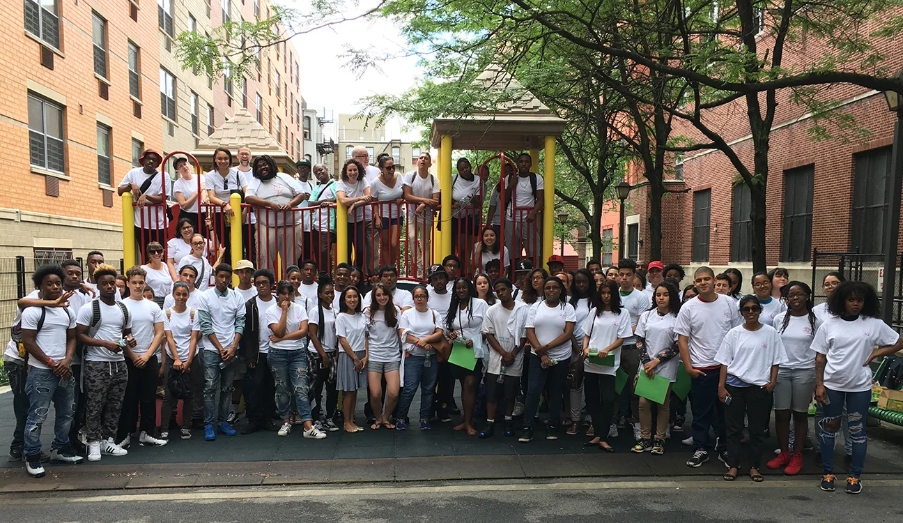 Our 2016 Youth Apprentices at the Oberia D. Dempsey Multi-Services Center in Harlem.