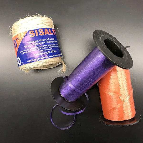 You will need twine , ribbon , fishing line or string .