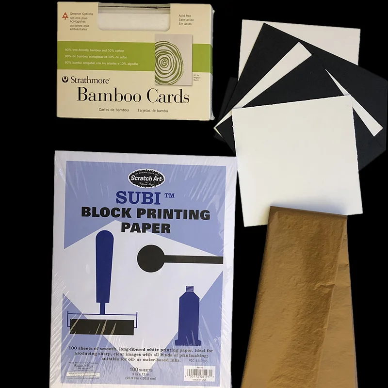 Try printing on construction paper, blank greeting cards, cardboard, or wrapping tissue.