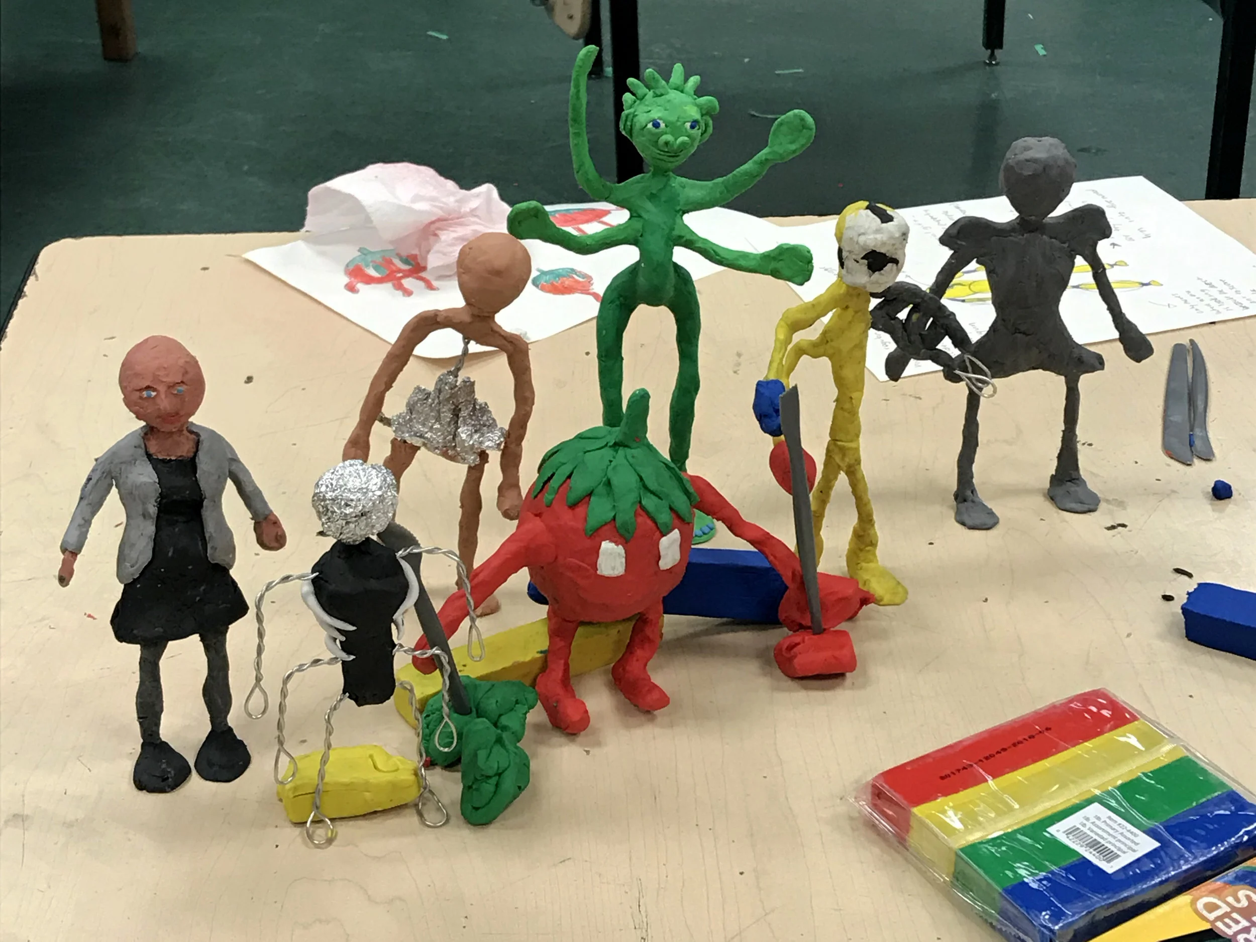 A diverse cast of characters