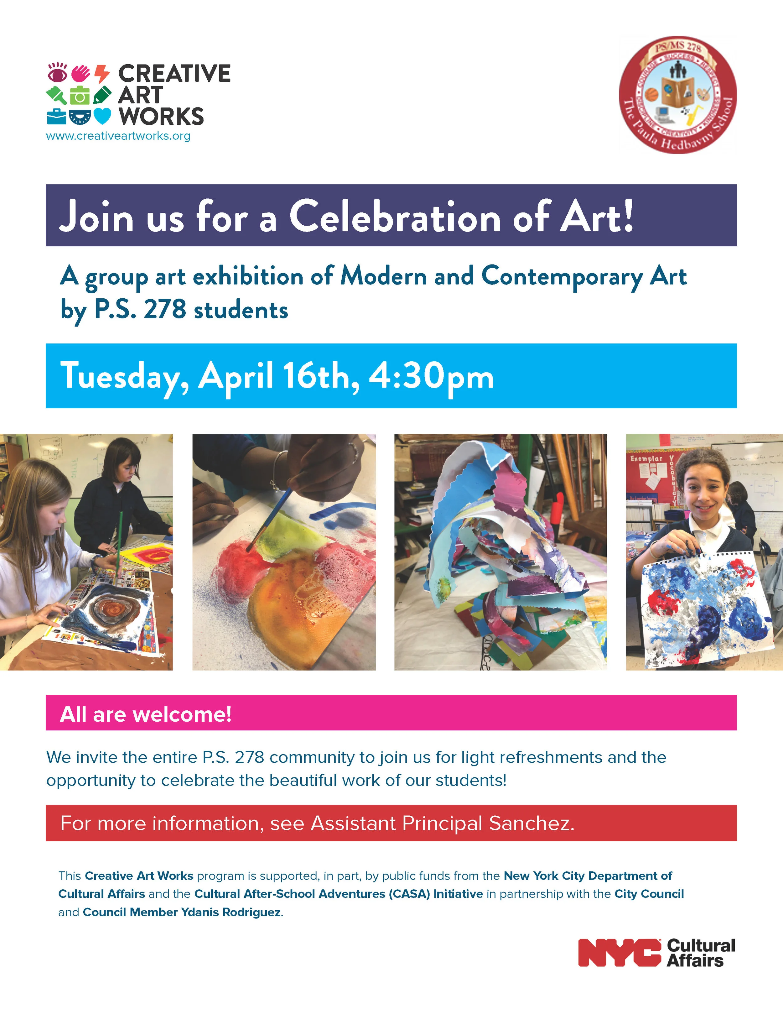Click HERE to download a PDF of the Culminating Event Invitation in English and Spanish