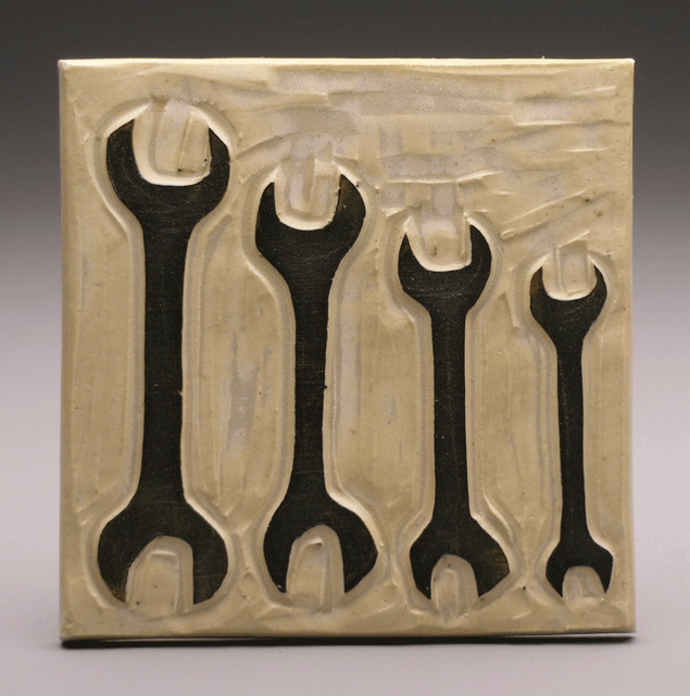   wrench set , 6 x 6 tile 