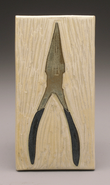   needlenose pliers , 3 x 6 tile 