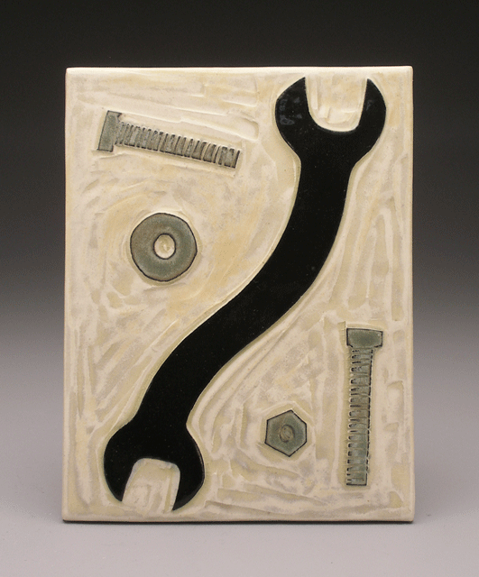   curved wrench , 6 x 8 tile 