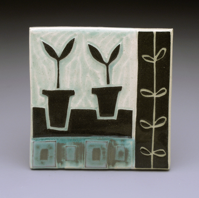   seedlings , 4x4 tile 