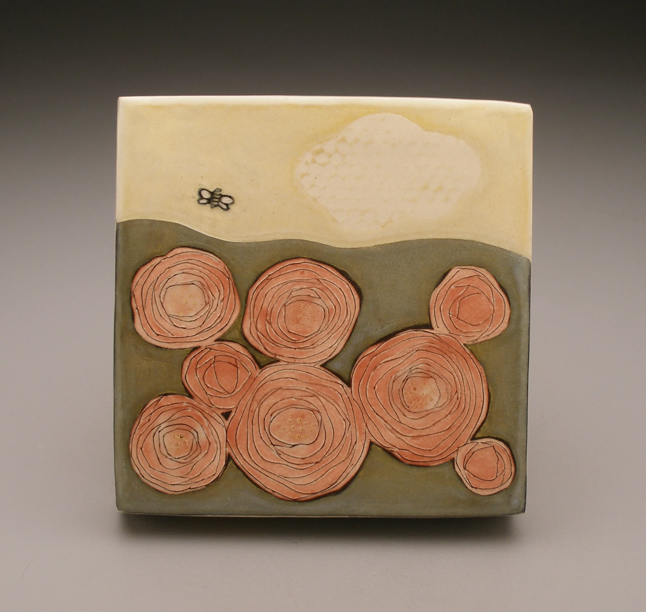   forager , 6 x 6 x 1 1/2 