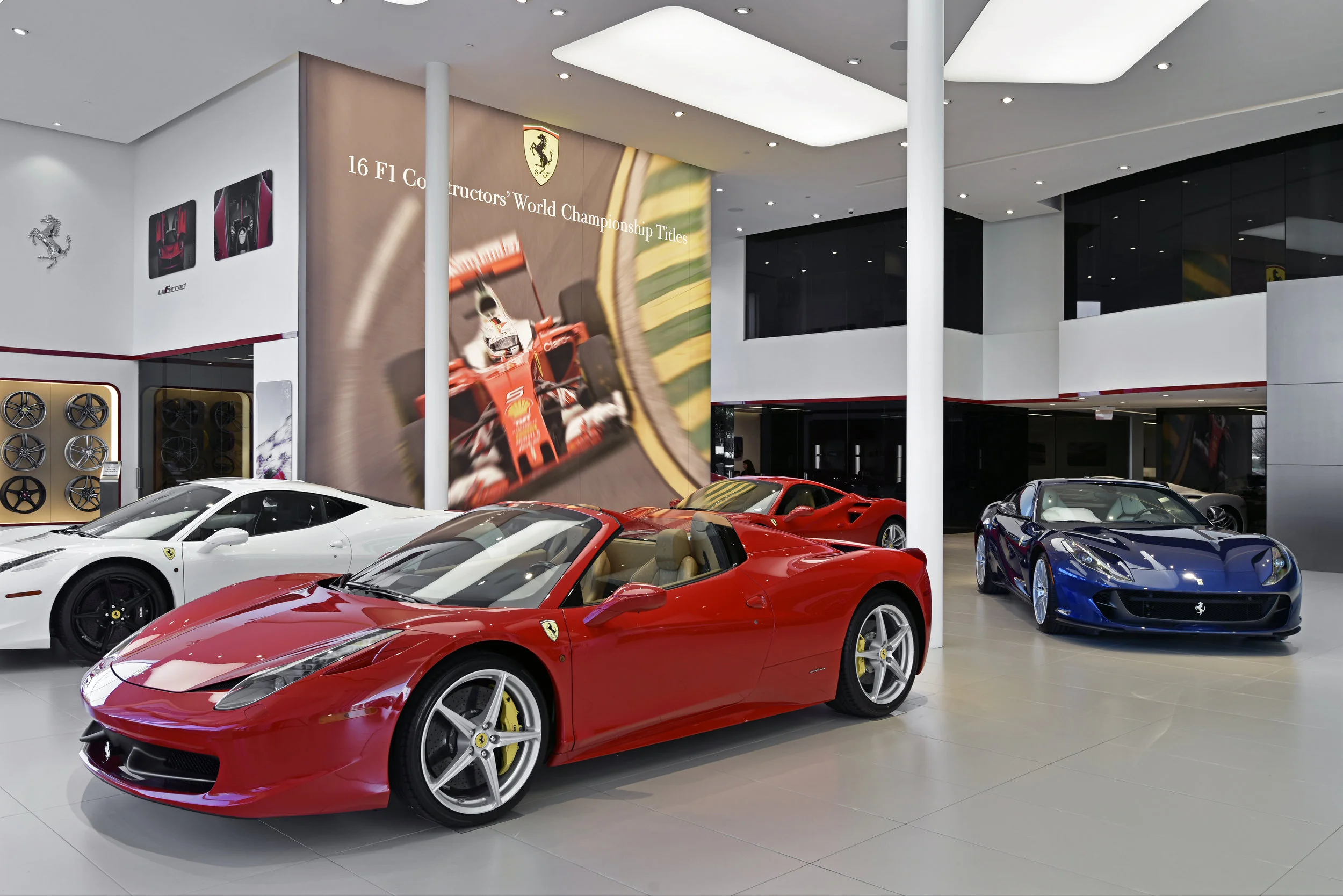 Recently Completed Project Boardwalk Ferrari Remodel, Plano, TX