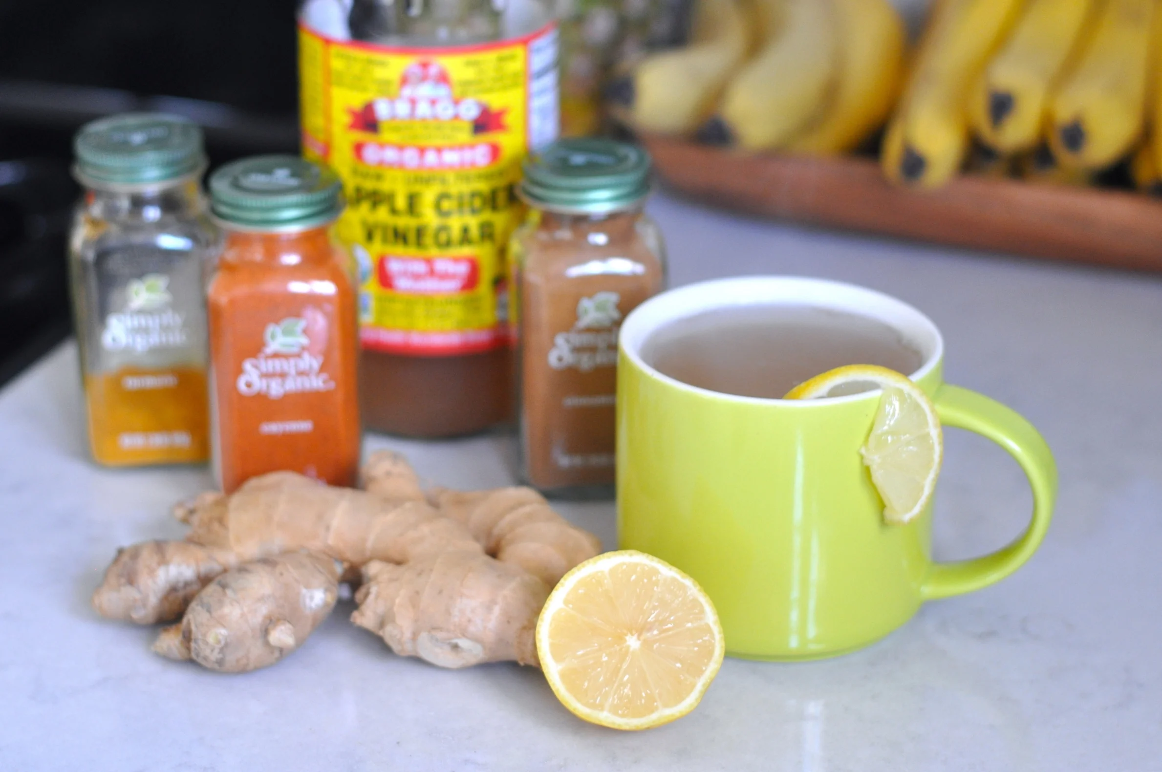 Invigorating + Detoxifying Lemon-Ginger Tonic