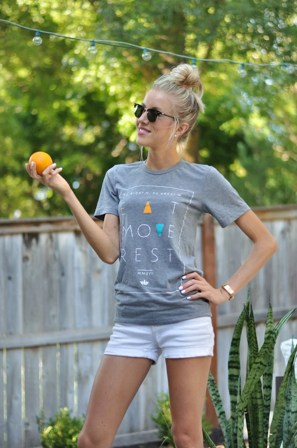 EAT.MOVE.REST. Geo Tee