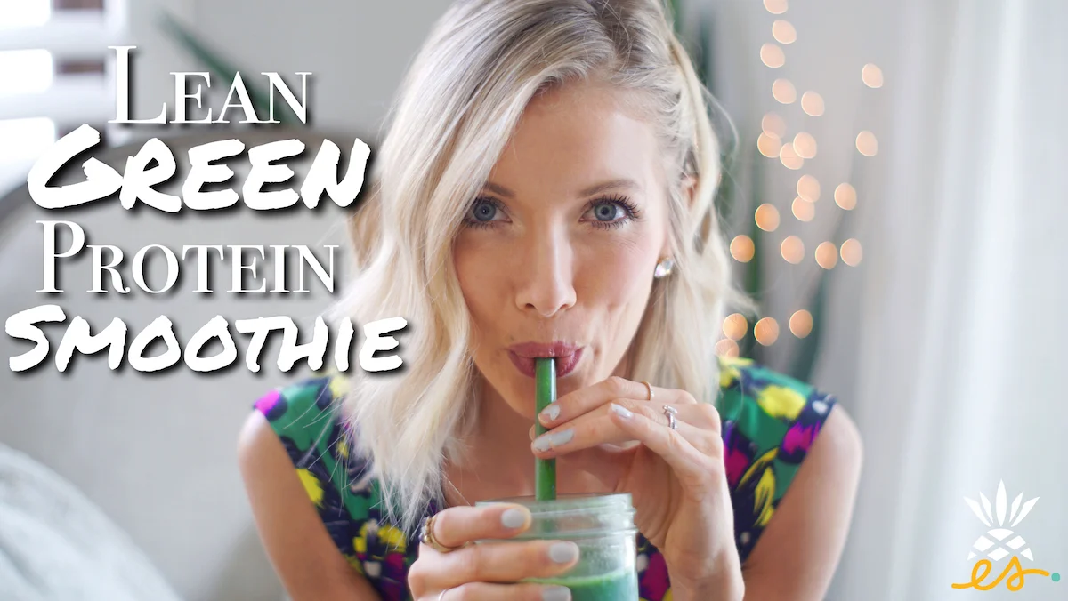 My Go-To Lean Green Protein Smoothie