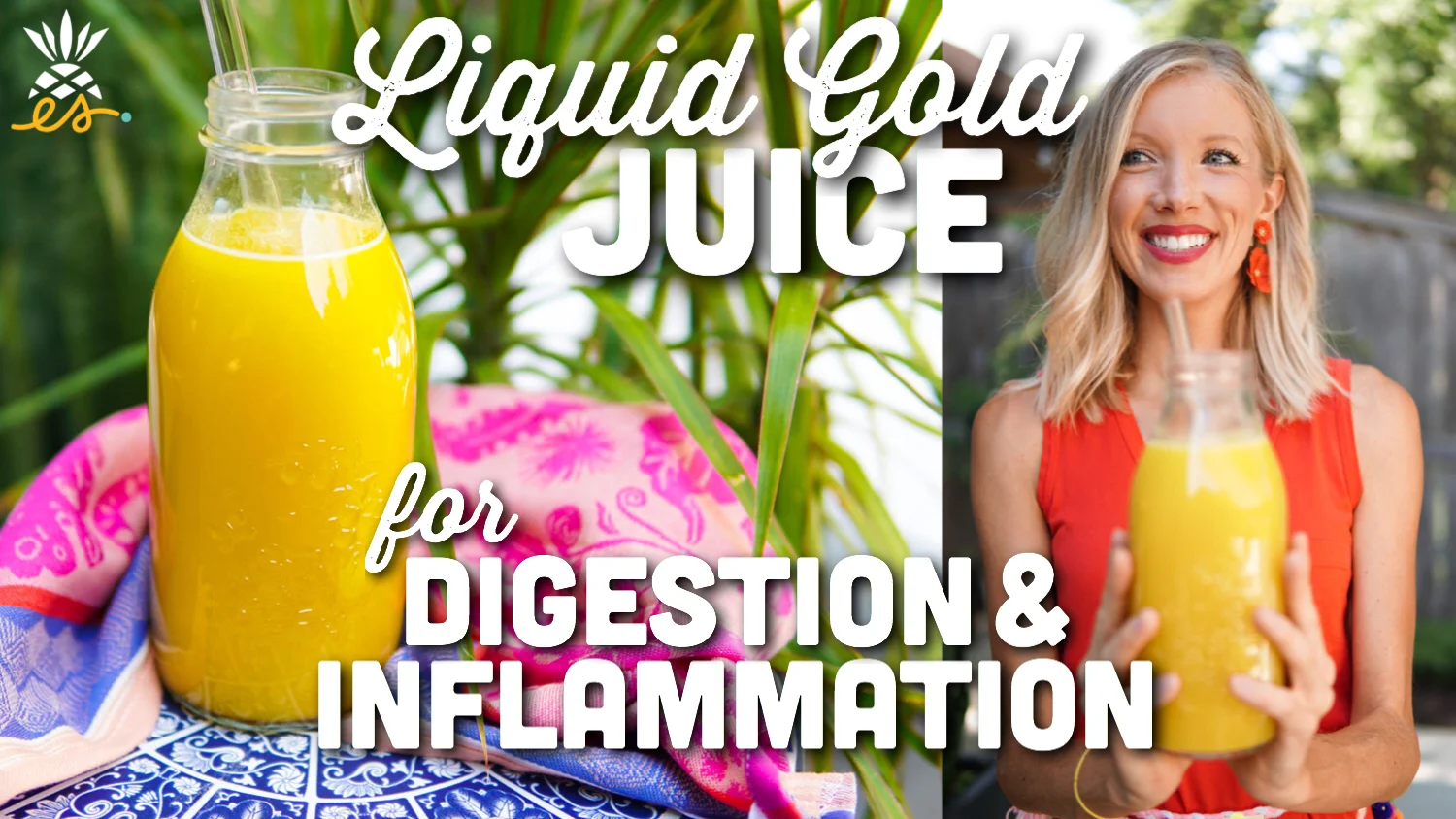 Liquid Gold: Anti-Inflammatory Juice Recipe For Healthy Digestion & Glowing Skin