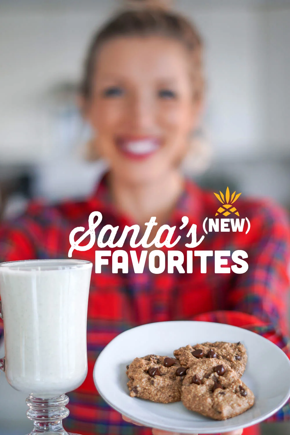 Vegan Chocolate Chip Cookies &amp; Dairy-Free Milk