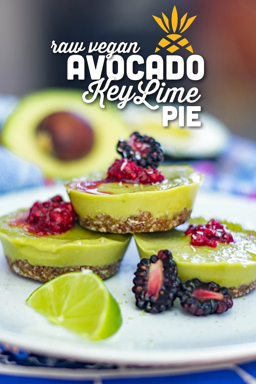 Avocado Key Lime Pie | A Raw Vegan Dessert