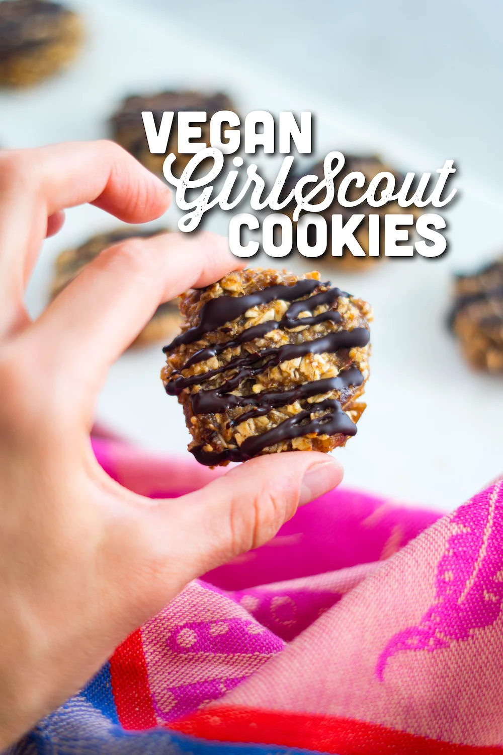 Vegan Girl Scout Cookies: 6-Ingredient Caramel Delites (Samoas)