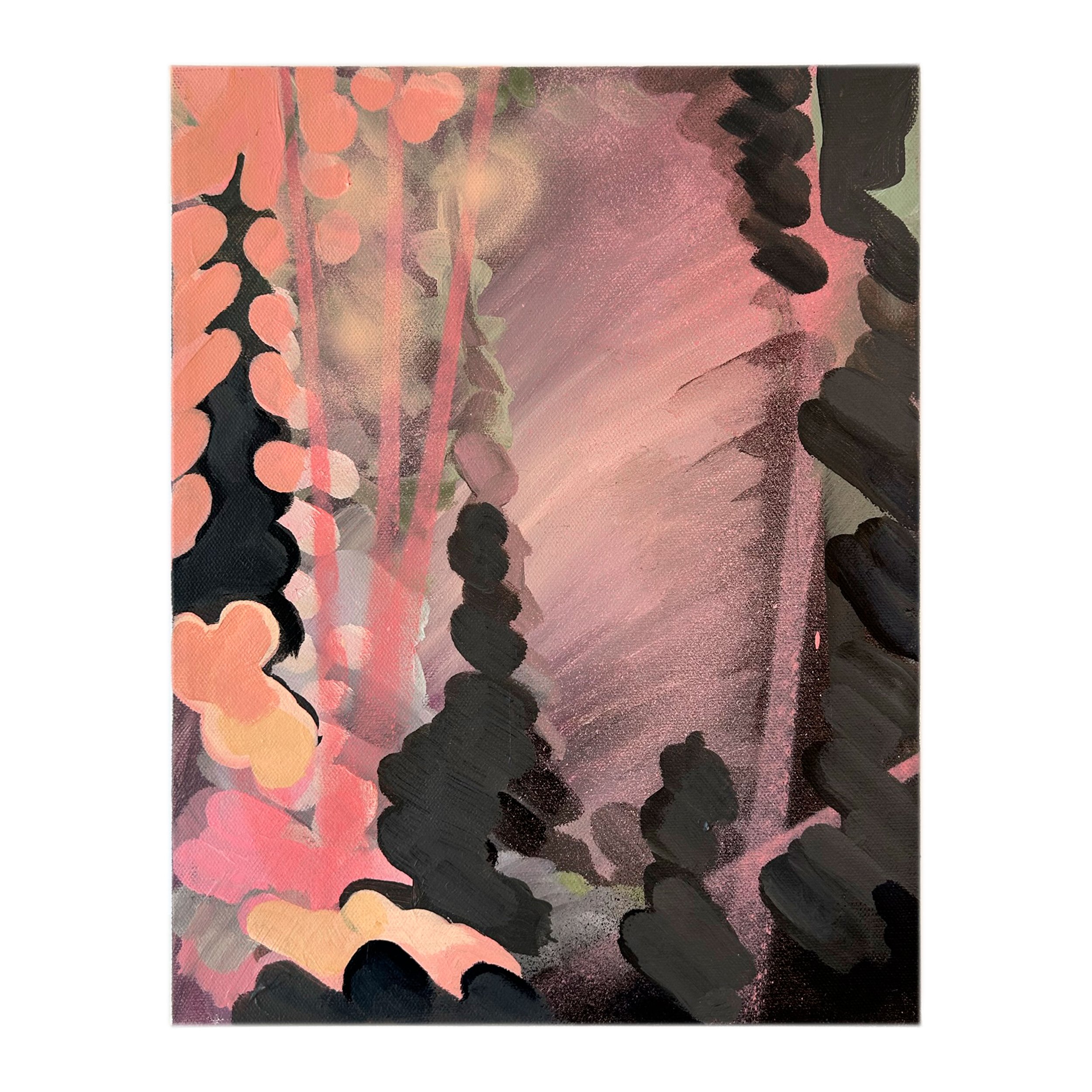 Growling in the Distance, 2020, acrylic on canvas, 11 x 14 (Copy)