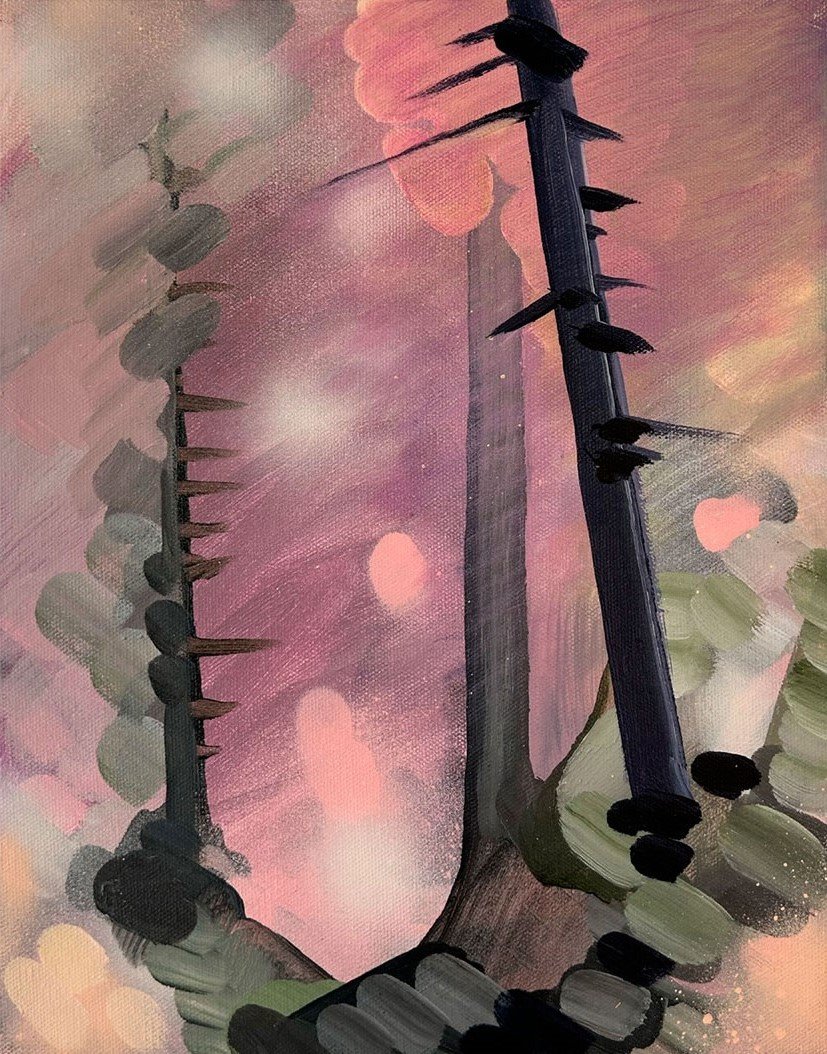Hold Still, 2020, acrylic on canvas, 11 x 14 (Copy)