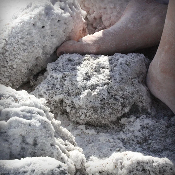Feet-in-Salt