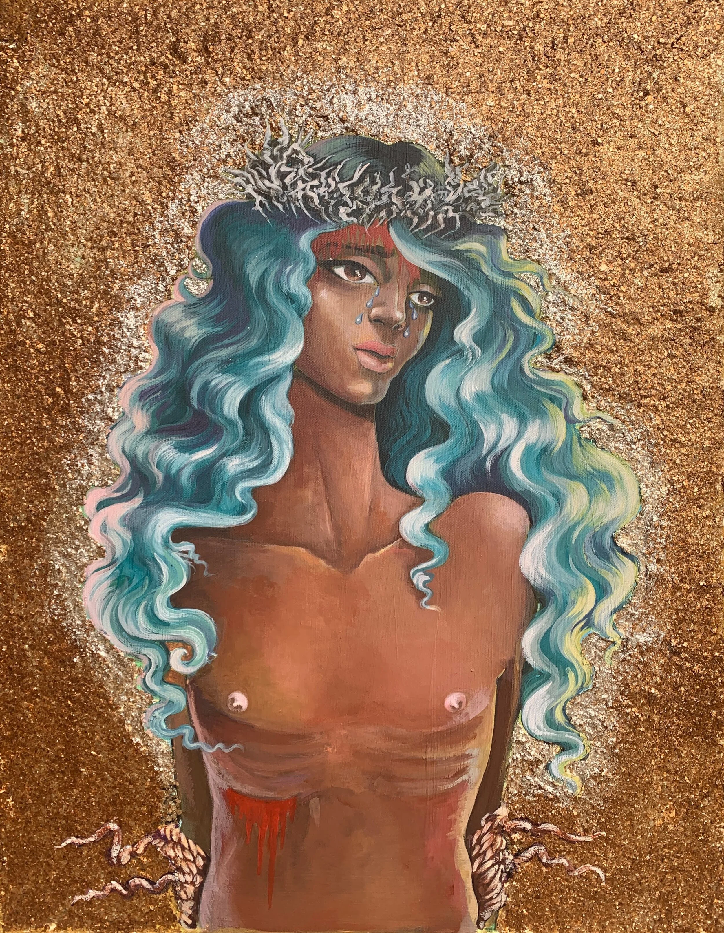 I crucify myself Painting