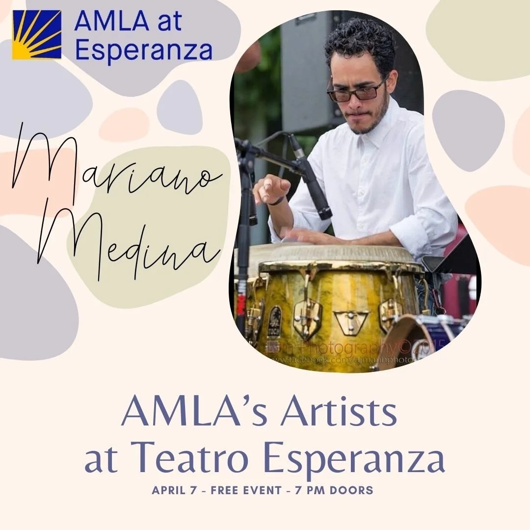 Celebrate Jazz Appreciation Month! See our Amazing teaching artists perform this Thursday, April 7.⁠
Link in the Bio &rarr;⁠
Mariano Medina &ndash; Mariano is a vibrant percussionist versatile in many styles. He studied with renowned percussionist Pa