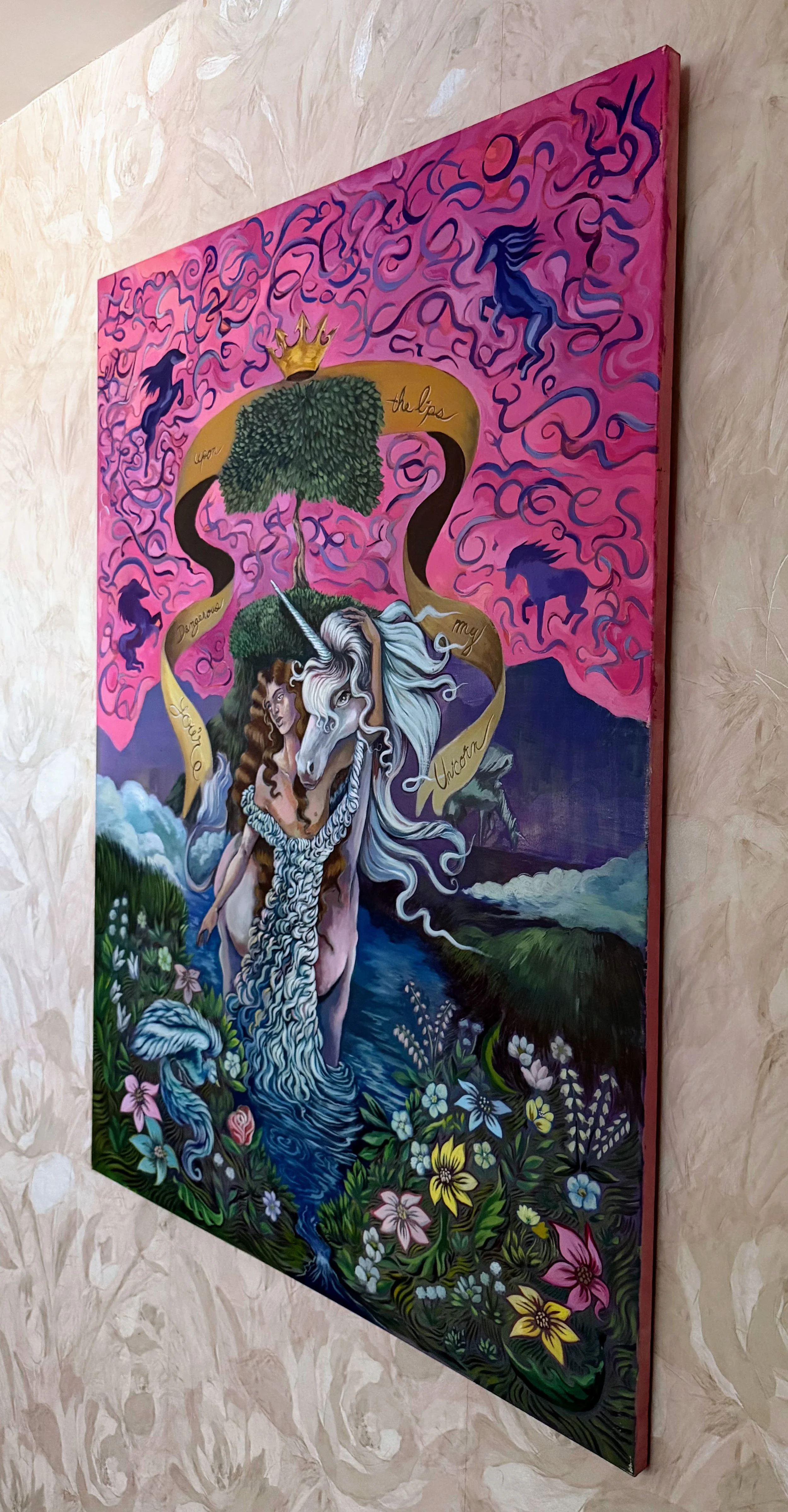 Dangerous unicorn artwork profile right side.jpeg